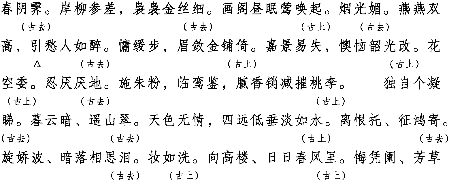 《迷仙引》词牌|格律|词趣|词谱|词例